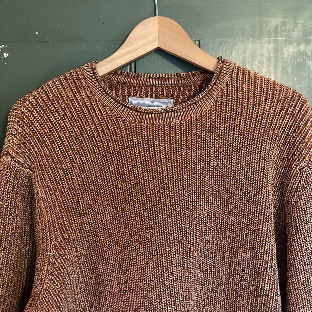 Orange cotton sweater by 32 Bar Blues